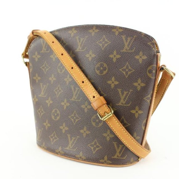 Louis Vuitton Monogram Drouot Crossbody Bag 61lvs224s - Picture 2 of 12